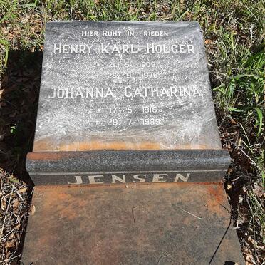 JENSEN Henry Karl Holger 1909-1976 &amp; Johanna Catharina 1915-1989