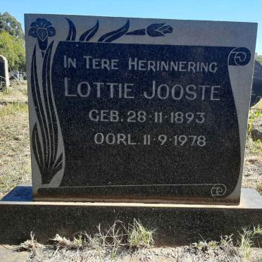 JOOSTE Lottie 1893-1978