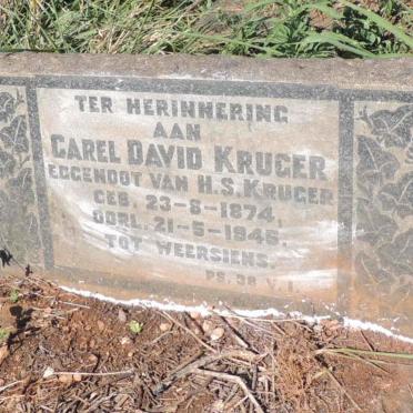 KRUGER Carel David 1874-1945