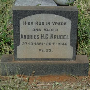 KRUGEL Andries H.G. 1891-1946
