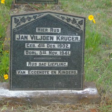 KRUGER Jan Viljoen 1902-1941