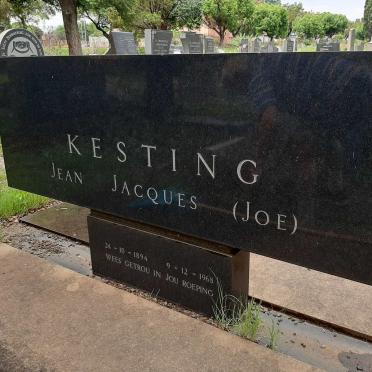 KESTING Jean Jacques 1894-1968 &amp; Aletta Sophia VAN ZYL 1899-1969
