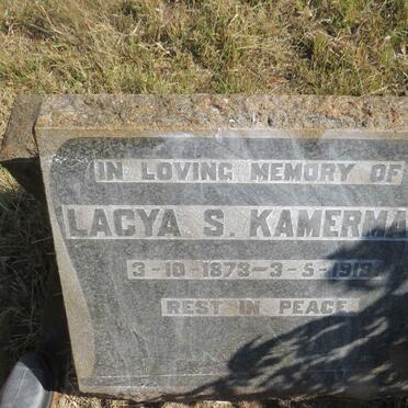 KAMERMAN Lacya S. 1873-1918