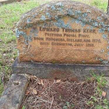 KERR Edward Thomas 187?-191?
