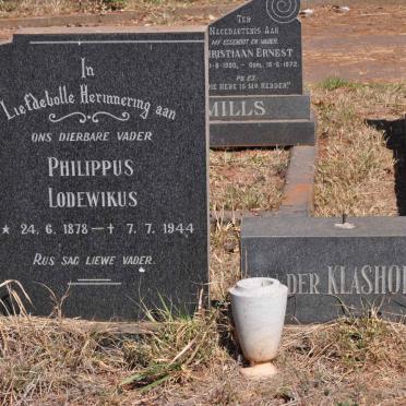 KLASHORST Philippus Lodewikus, van der 1878-1944 &amp; Maria Elizabeth VAN STADEN 1888-1971 _1