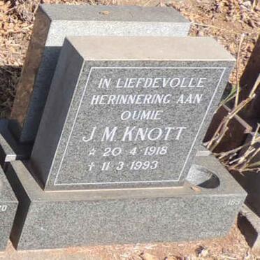 KNOTT J.M. 1918-1993