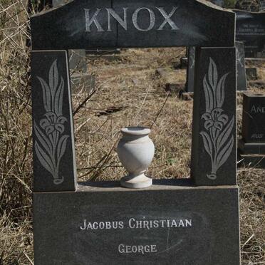 KNOX Jacobus Christiaan George 1917-1988