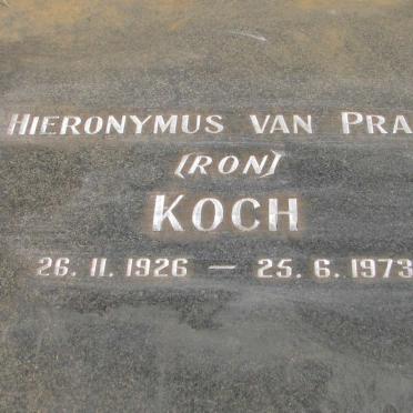 KOCH Hieronymus van Praag 1926-1973