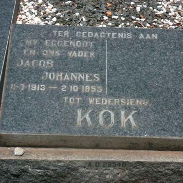 KOK Jacob Johannes 1913-1953