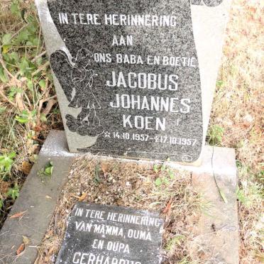 KOEN Jacobus Johannes 1957-1957 :: ENGELBRECHT Gerhardus Christoffel 1963-1964