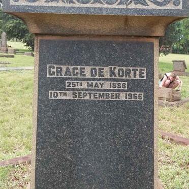 KORTE Benedictus, de -1922 &amp; Francis Evelyn -1945