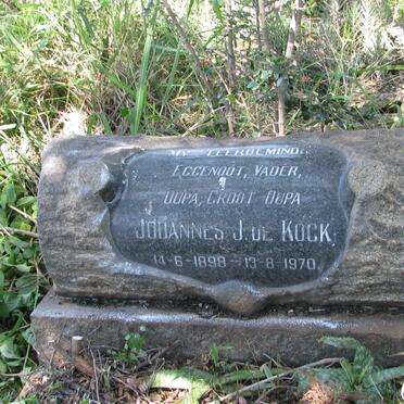 KOCK Johannes J., de 1898-1970