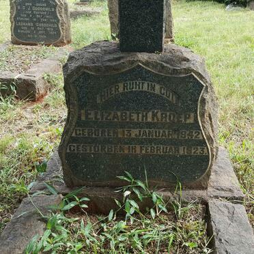 KROEP Elizabeth 1842-1923