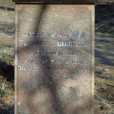 KRAAMWINKEL Frederik Cornelis 1869-1941