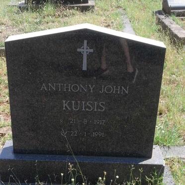 KUISIS Anthony John 1917-1991