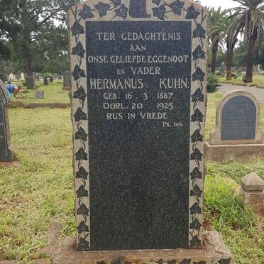 KUHN Hermanus 1887-1925