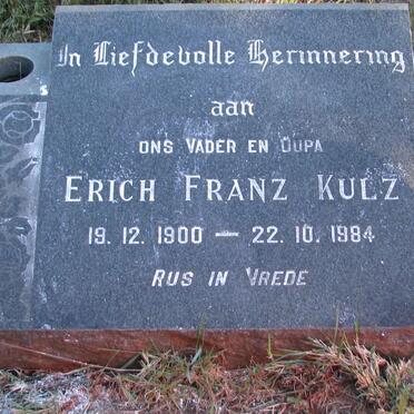 KULZ Erich Franz 1900-1984
