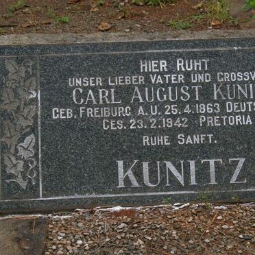 KUNITZ Carl August 1863-1942