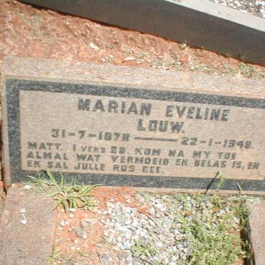 LOUW Marian Eveline 1878-1948