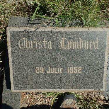 LOMBARD Christo -1952