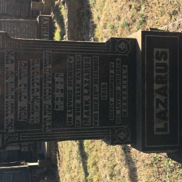 LAZARUS Mark -1935