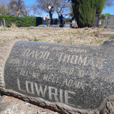 LOWRIE David Thomas 1914-1954