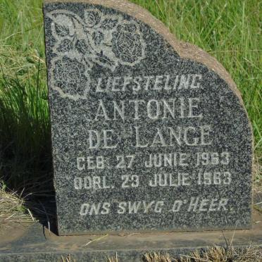 LANGE Antonie, de 1963-1963