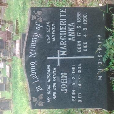 LEAHY John 1901-1935 &amp; Marguerite Anna 1899-1990