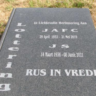 LOTTERING J.A.F.C. 1933-2019 &amp; J.S. 1936-2021