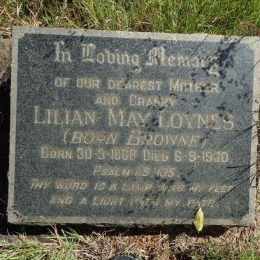 LOYNES Lilian May nee BROWNE 1888-1960