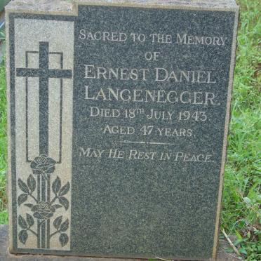 LANGENEGGER Ernest Daniel -1943