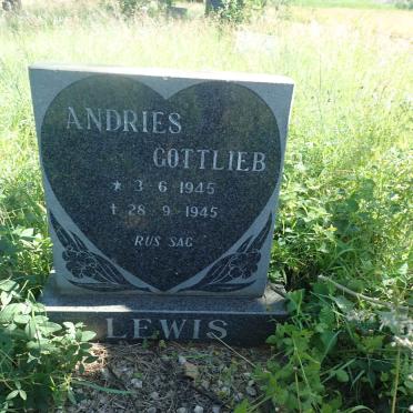 LEWIS Andries Gottlieb 1945-1945