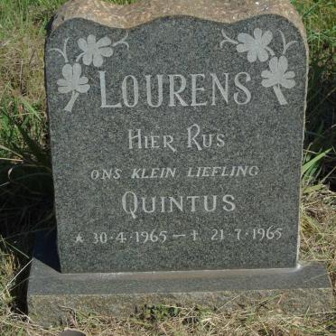 LOURENS Quintus 1965-1965