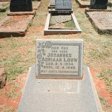 LOUW Johannes Adriaan 1934-1949