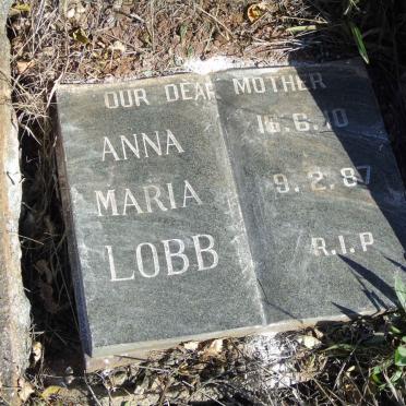 LOBB John 1911-1960 &amp; Anna Maria 1910-1987
