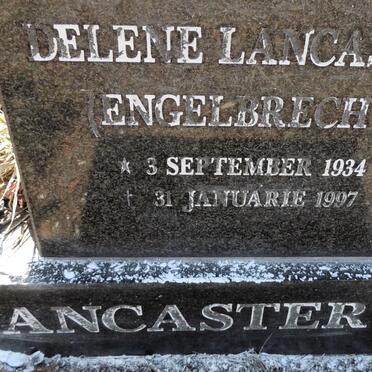 LANCASTER Delene nee ENGELBRECHT 1934-1997