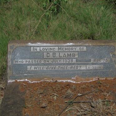 LAMB G.B. -1938