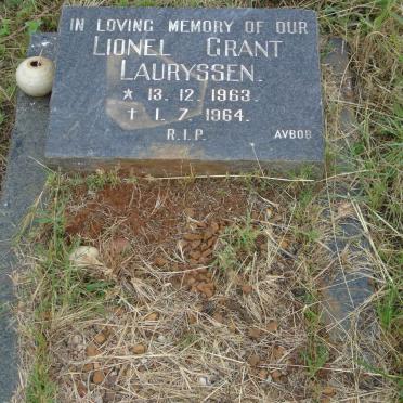 LAURYSSEN Lionel Grant 1963-1964