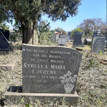 LOURENS Sybella Maria 1894-1980