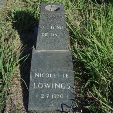 LOWINGS Nicolette 1970-1970