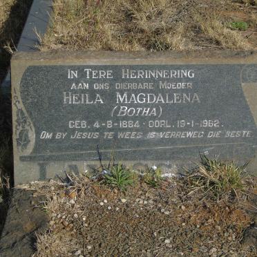 LAUBSCHER Heila Magdalena nee BOTHA 1884-1962