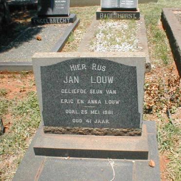 LOUW Jan 1920-1961