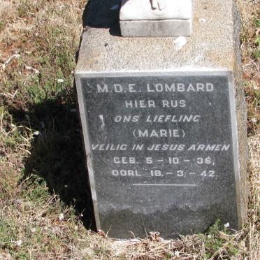 LOMBARD M.D.E. 1936-1942