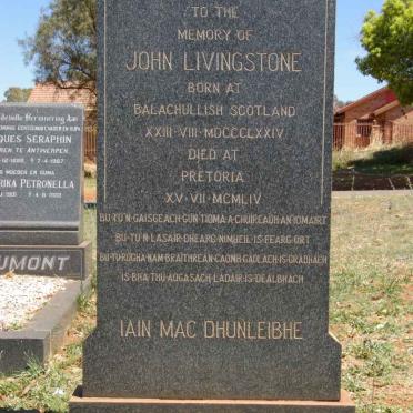 LIVINGSTONE John 