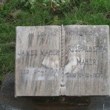 MAHER James -1947 &amp; Rose Alberta -1966