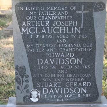 MCLAUCHLIN Arthur Joseph -1951