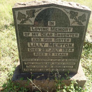 MERTON Lilly -1924