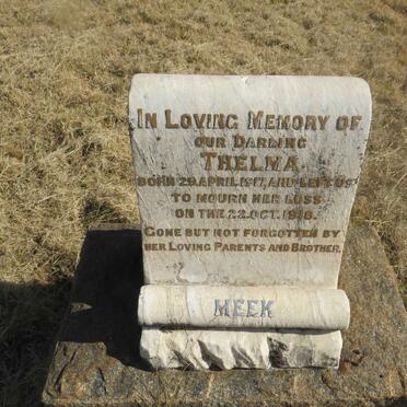 MEEK Thelma 1917-1918