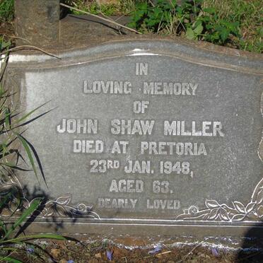 MILLER John Shaw -1948