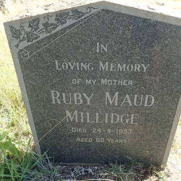 MILLIDGE Ruby Maud -1953